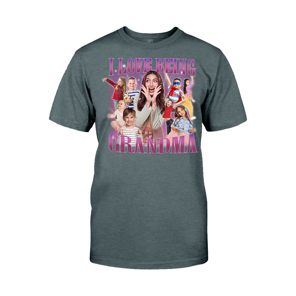 Ich liebe es, Oma/Nana/Mimi/Gigi zu sein... - Personalisiertes Oma-T-Shirt und Hoodie
