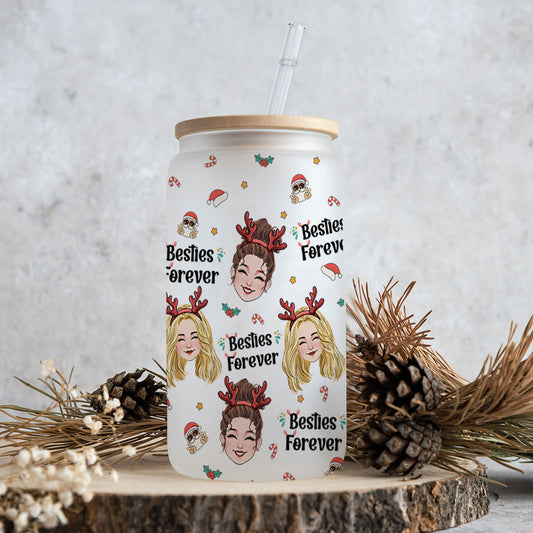 Für immer beste Freundin - Geschenk für eine Freundin - Personalisiertes Dosenglas