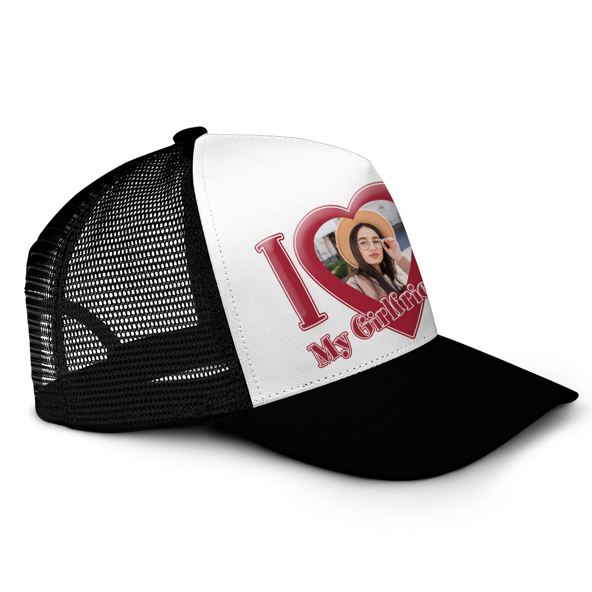 Ich liebe meine Freundin/meinen Freund/meine Frau... - Personalisierte Trucker-Mütze für Paare