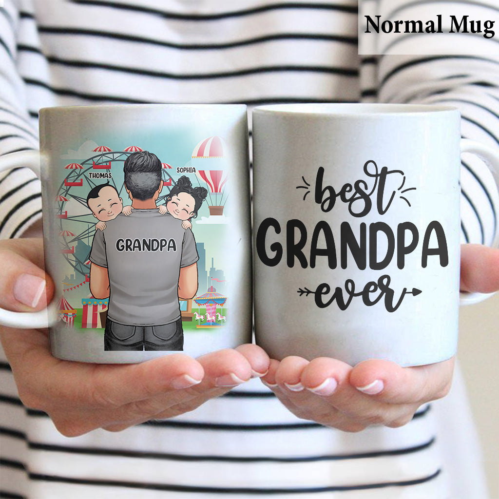 Bester Papa aller Zeiten – Geschenk für Papa, Opa, Onkel, Ehemann – Personalisierte Tasse