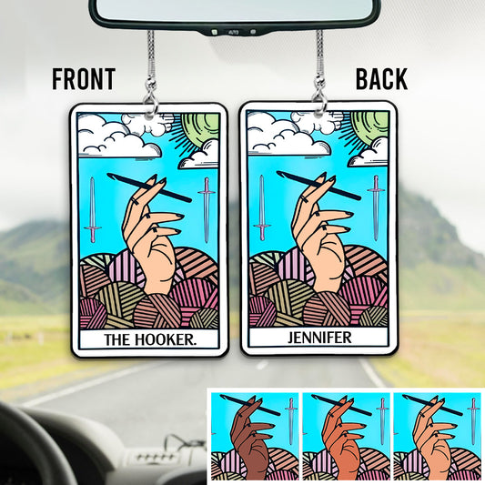 The Hocker - Personalized Crocheting Car Ornament