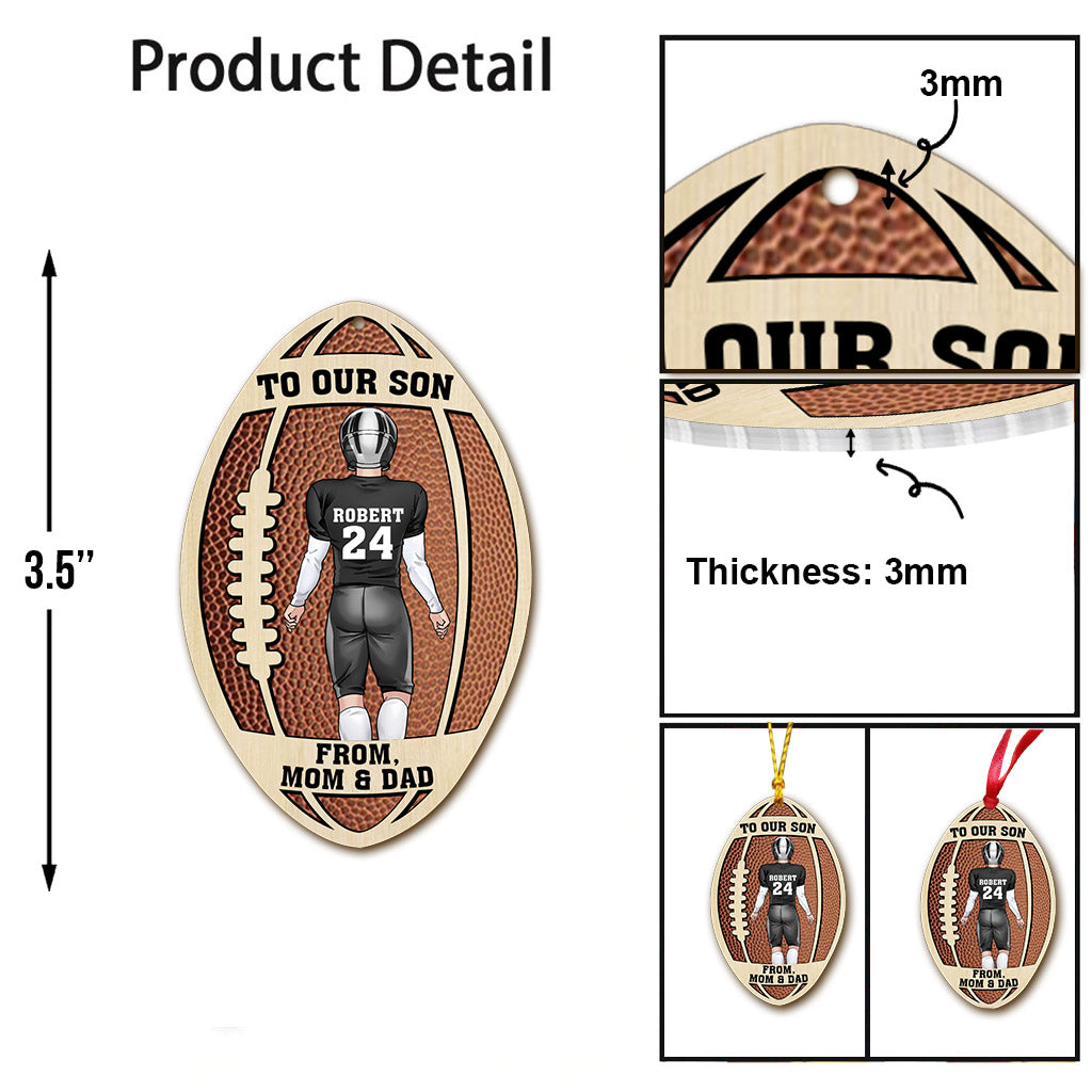 Für unseren Sohn – Geschenk für unseren Sohn – Personalisierter Schmuck