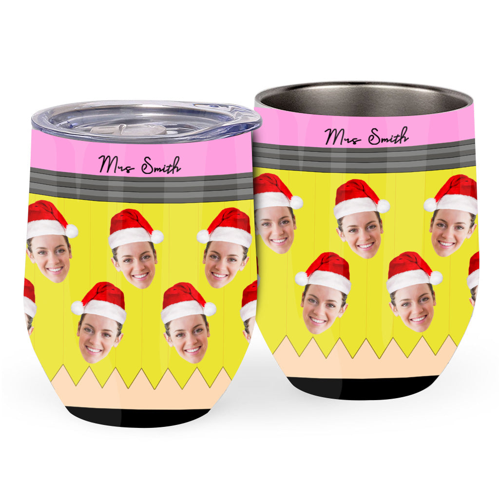 Lehrerleben – Personalisierter Weinbecher für Lehrer