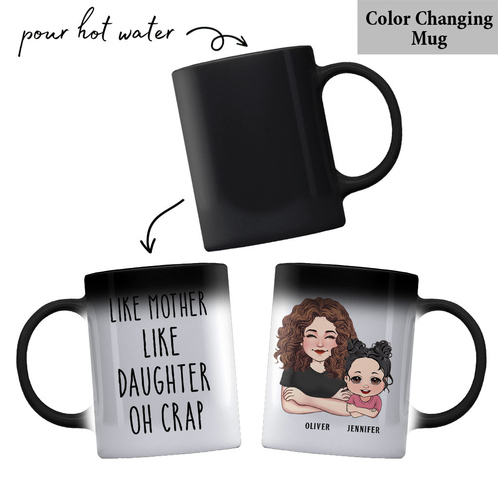 Wie der Vater, so der Sohn – Geschenk für Papa, Vater, Sohn – Personalisierte Tasse