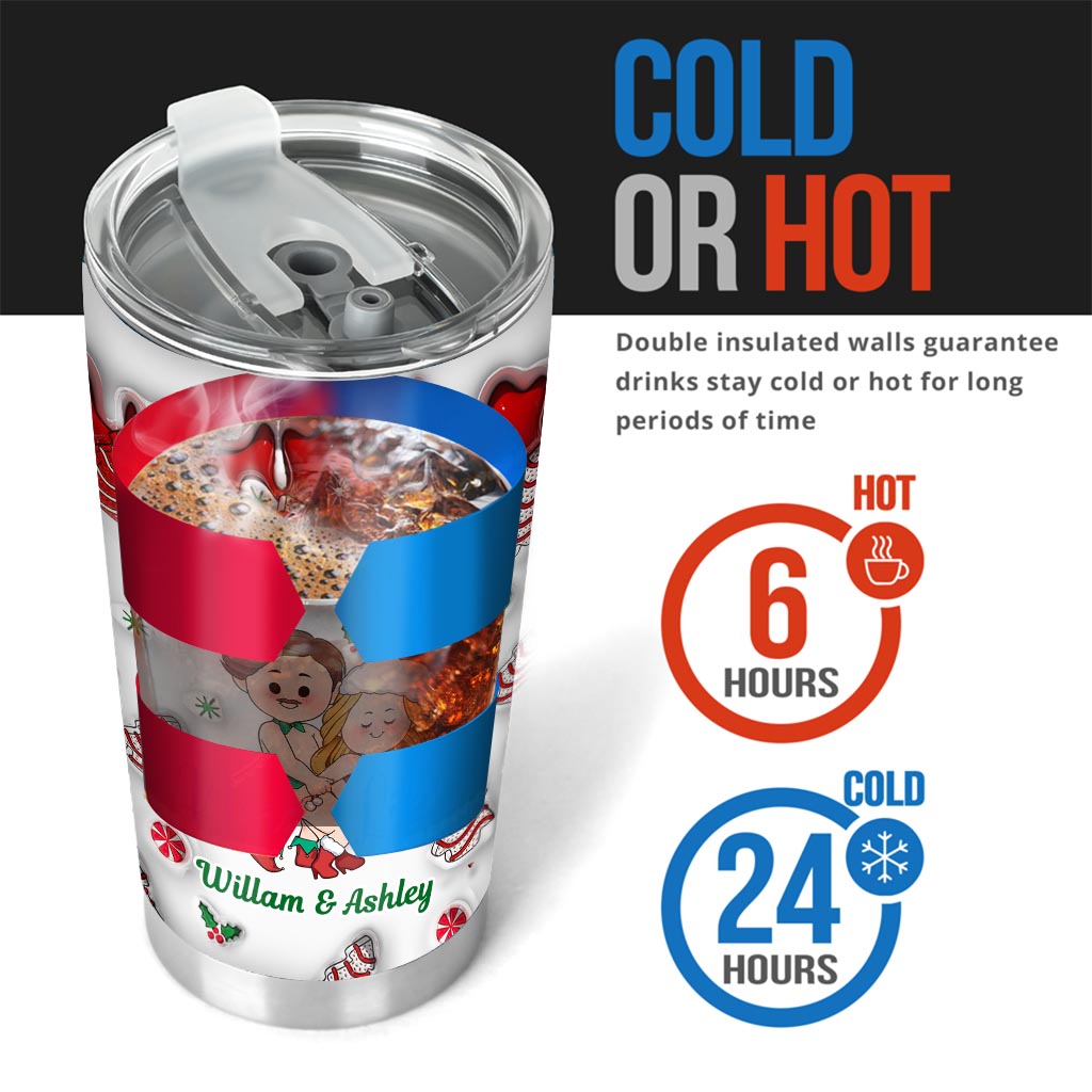 Du bist immer noch heiß – personalisierter Paar-Trinkbecher