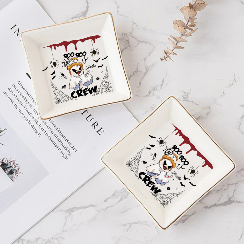 Boo Boo Crew - Personalized Nurse Jewelry Dish