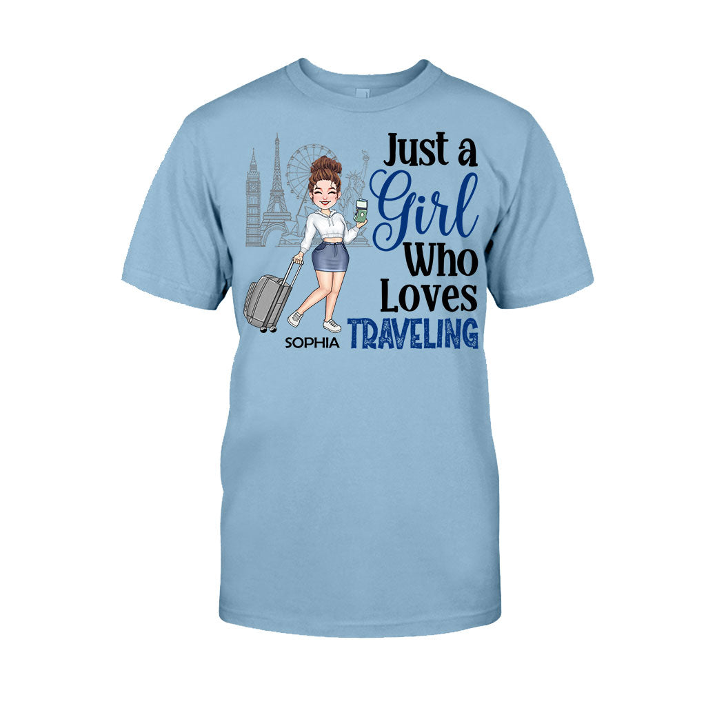 Just A Girl Who Loves Cruising - Personalized Cruising T-shirt & Hoodie