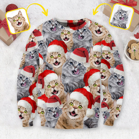 Merry Christmas - Gift for dog lovers - Personalized Ugly Sweater