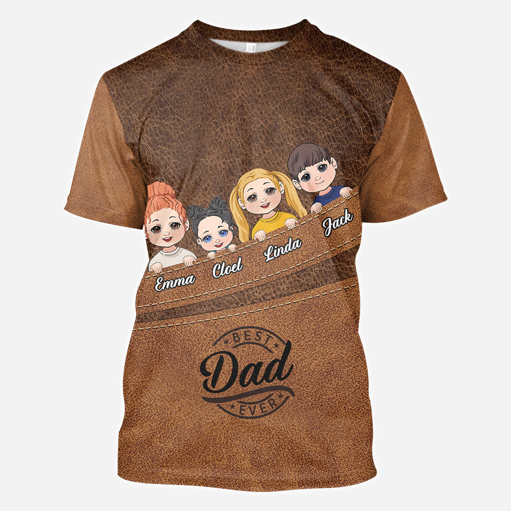 Bester Papa/Oma/Opa/Mama aller Zeiten – Personalisiertes Vater-Shirt
