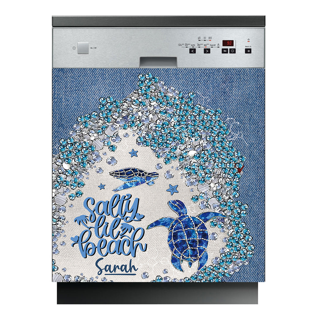 Turtle Bling - Personalized Turtle Dishwasher Cover