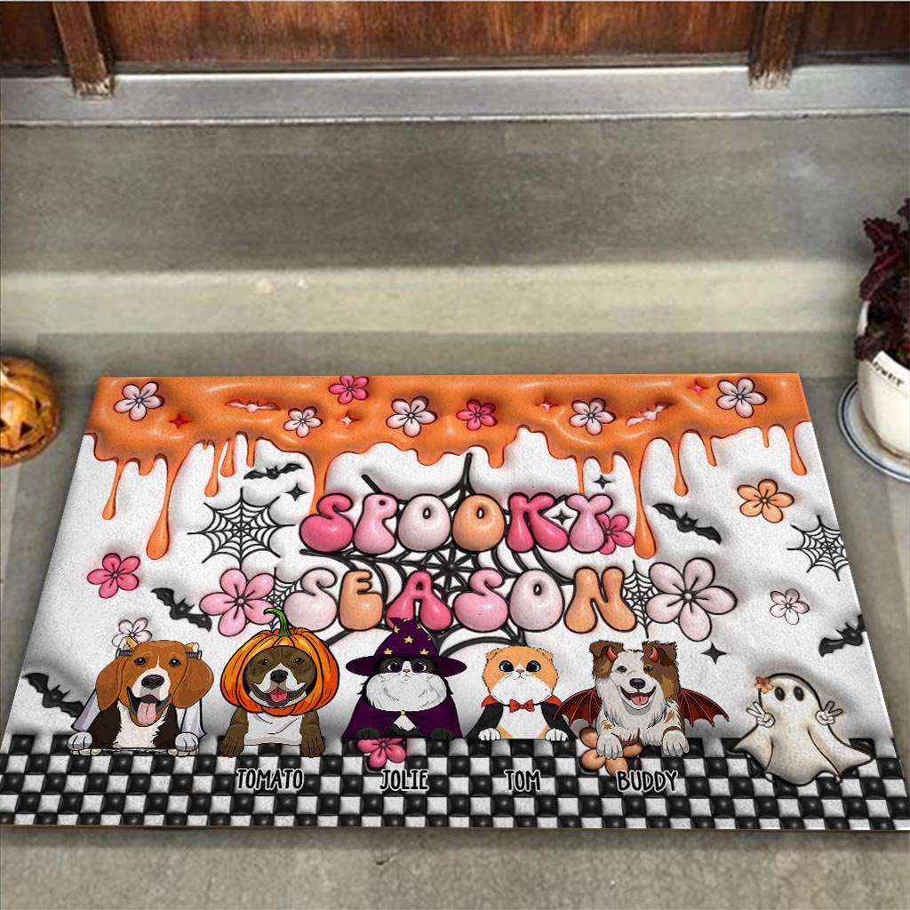 Spooky Season - Personalized Dog Doormat