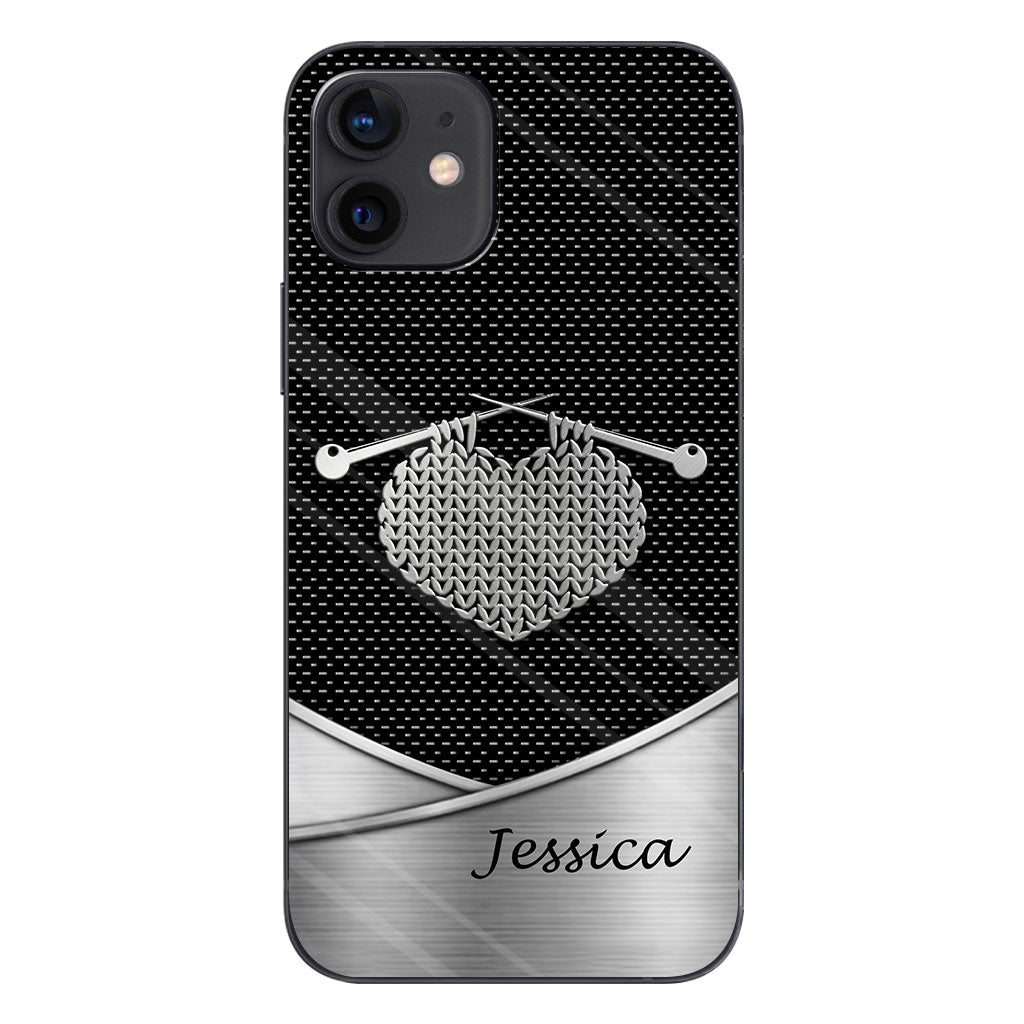 Love Knitting - Personalized Knitting Phone Case
