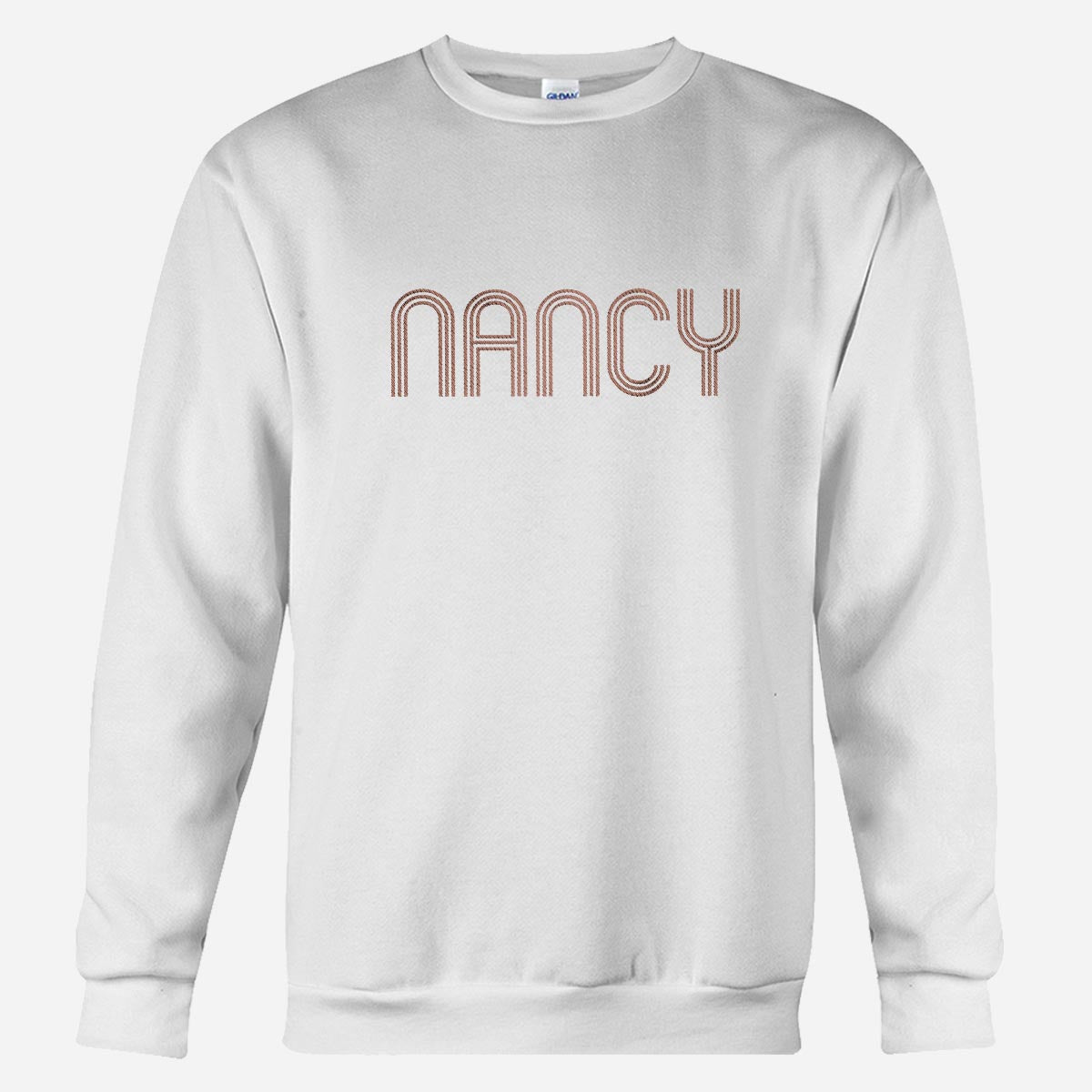 Personalisierter, bestickter Pullover für Onkel mit individuellem Namen