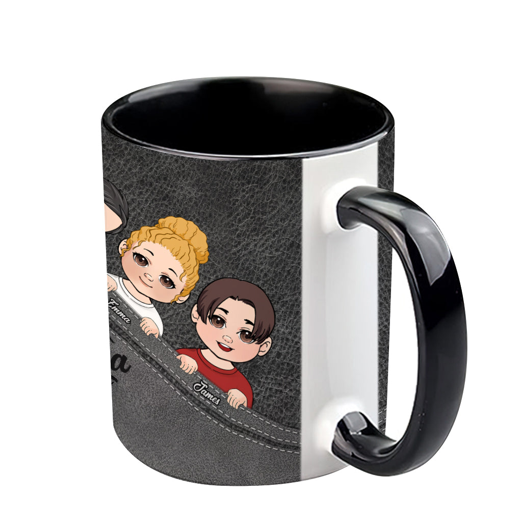 Beste Oma / Opa / Papa / Mama aller Zeiten - Personalisierte Tasse mit Oma-Akzent