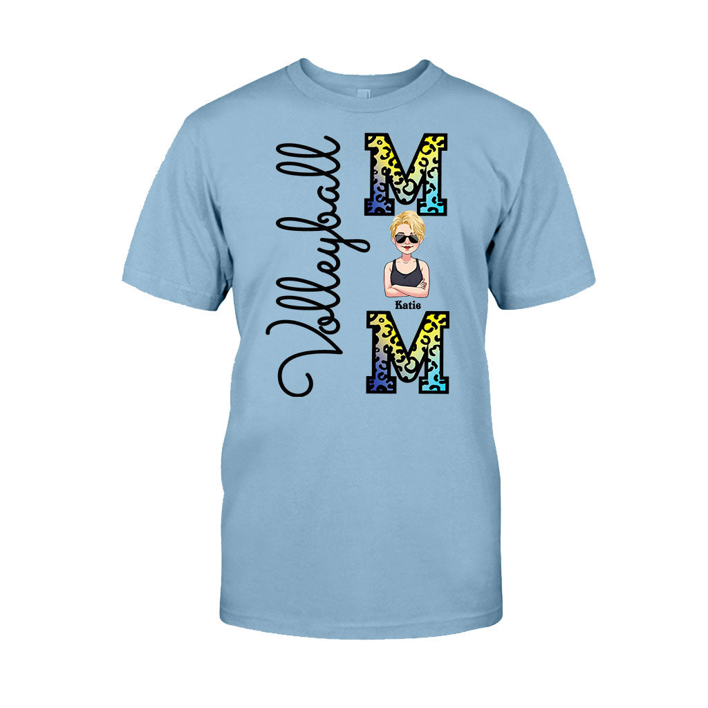Volleyball-Mama – Personalisiertes Volleyball-T-Shirt und Hoodie