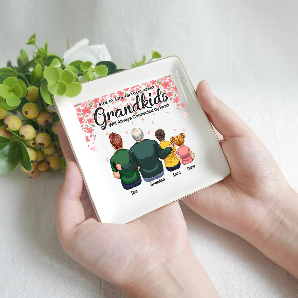 Seite an Seite – Geschenk für Oma und Opa – Personalisierte Schmuckschale