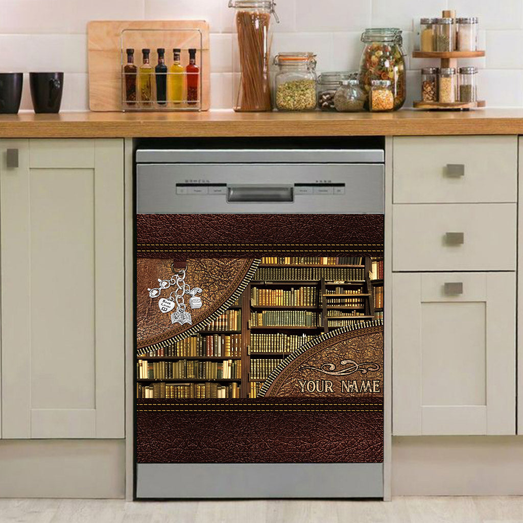 Library - Personalized Librarian Dishwasher Cover