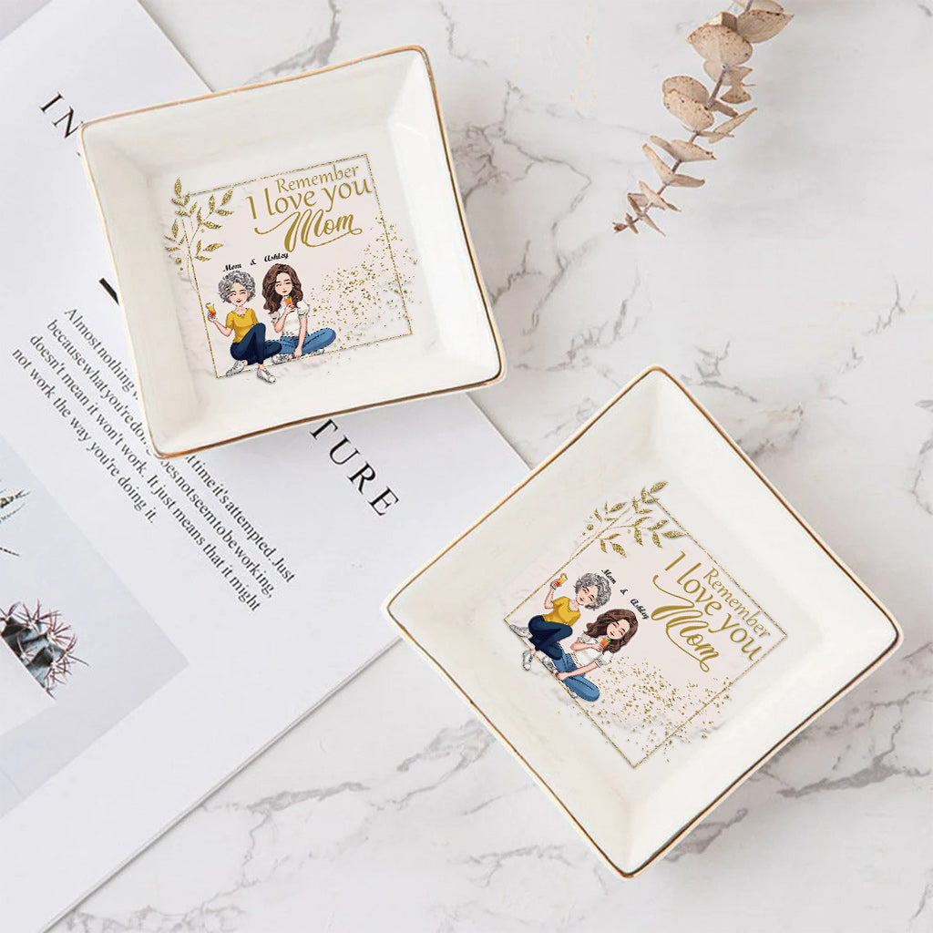 „Denk daran, ich liebe dich“ – personalisierte Schmuckschale zum Muttertag