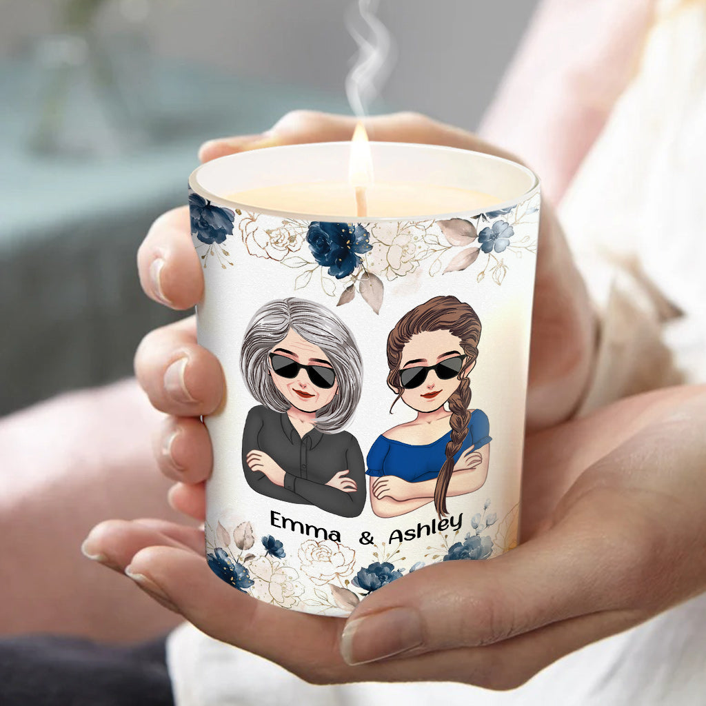 Ich hoffe, diese Kerze riecht besser – personalisierte Muttertagskerze mit Holzdeckel