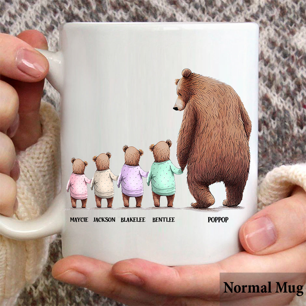 Priceless Papa Bear - Personalized Father's Day Grandpa Mug