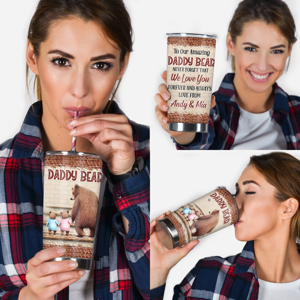 Papa Bär – Personalisierter Vatertags-Trinkbecher