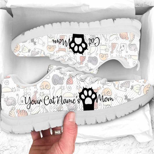 Cats Rule The World Personalized Sneakers