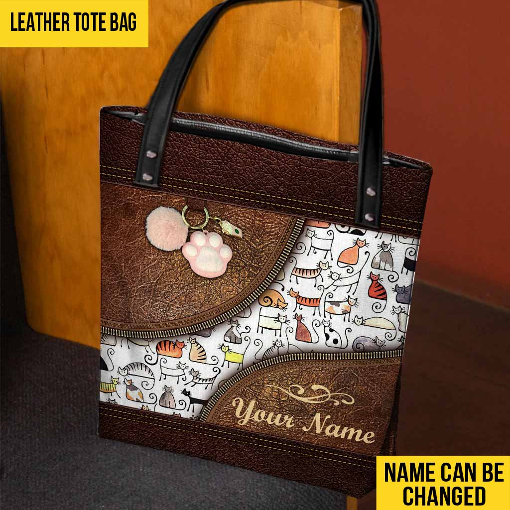 Personalisierte Tragetasche „Katzen regieren die Welt“