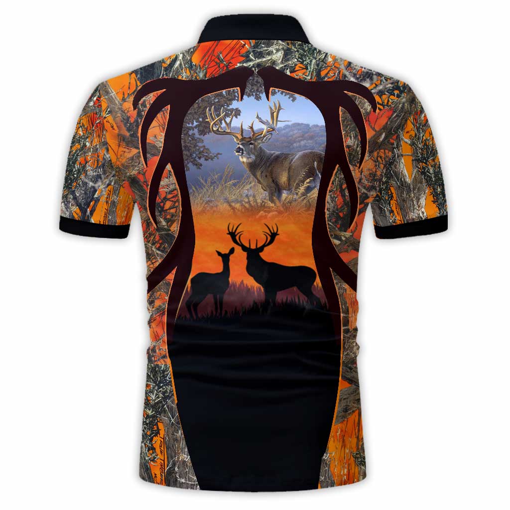 Hunting Life – Personalisiertes Poloshirt