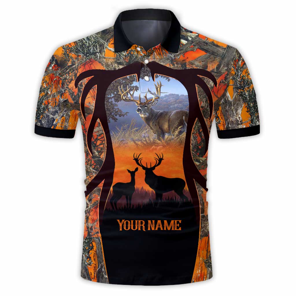Hunting Life – Personalisiertes Poloshirt