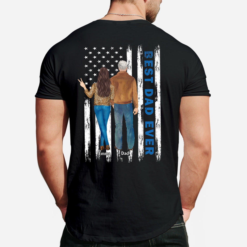 Best Dad Ever - Personalized Father T-shirt and Hoodie