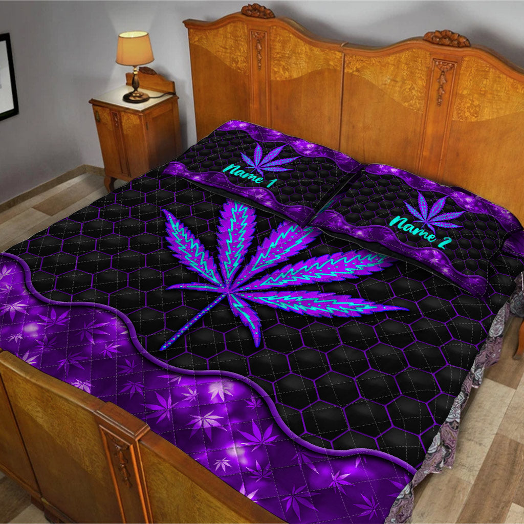 Irgendwo ist 420 – Personalisierte Weed-Quilt-Set