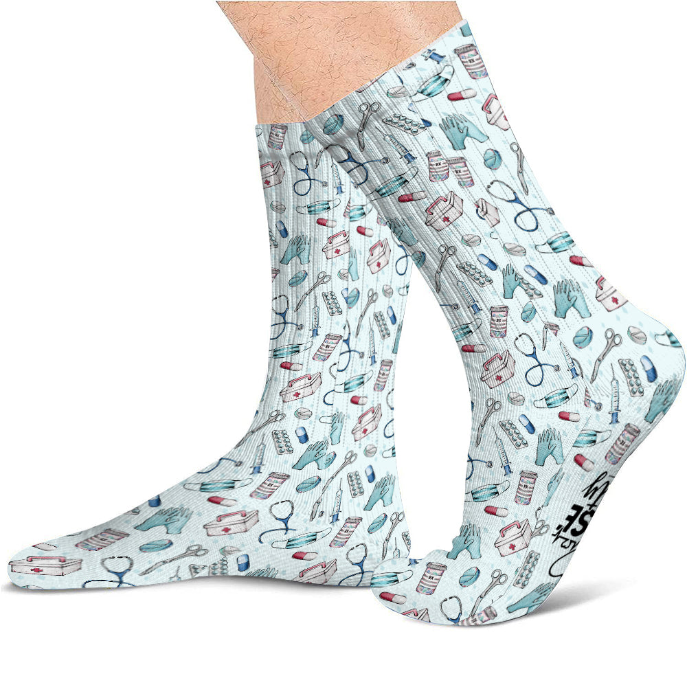 Krankenschwester-Socken (außer Dienst)