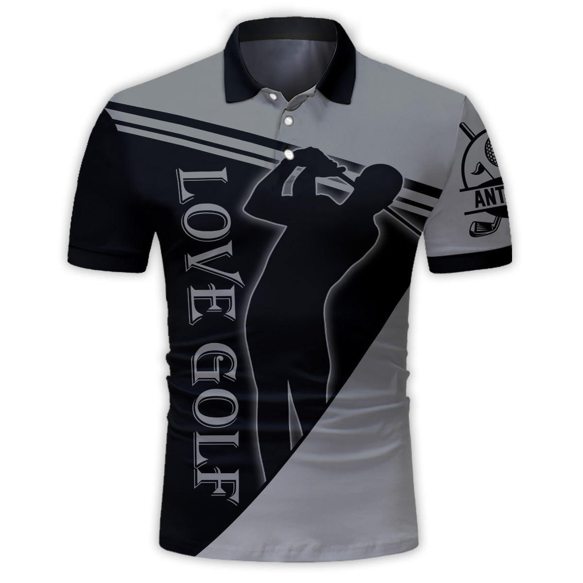 Love Golf – Personalisiertes Golf-Poloshirt