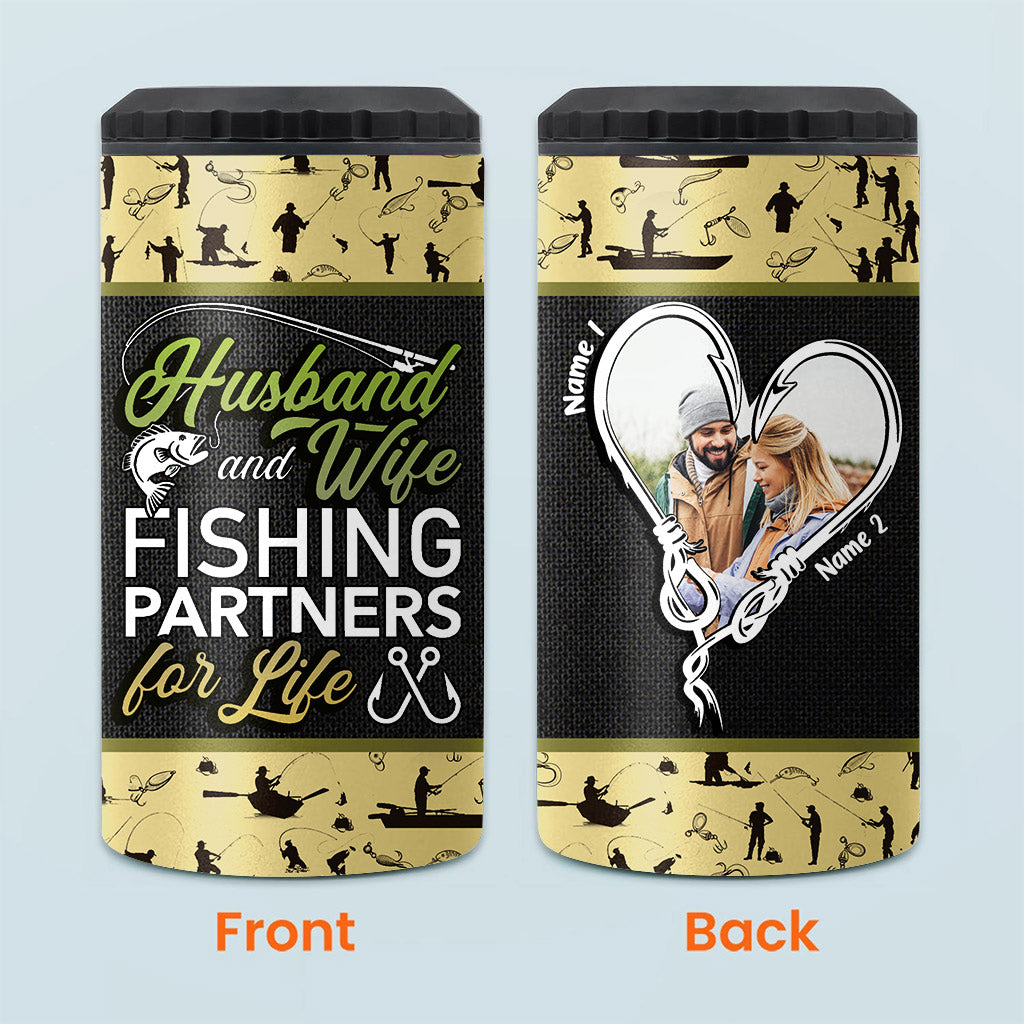 Ehemann und Ehefrau – Personalisierte Angeldosen-Kühlbox