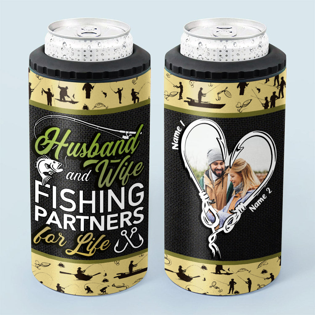 Ehemann und Ehefrau – Personalisierte Angeldosen-Kühlbox