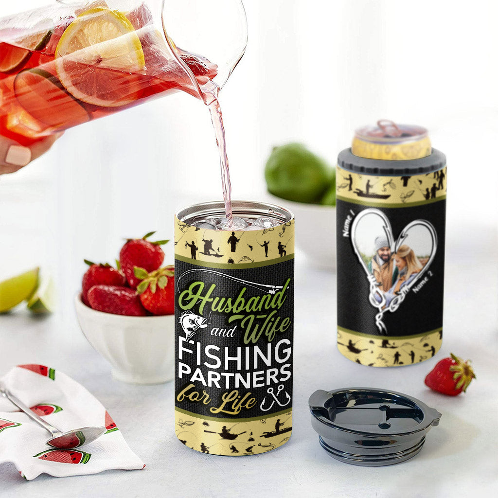 Ehemann und Ehefrau – Personalisierte Angeldosen-Kühlbox