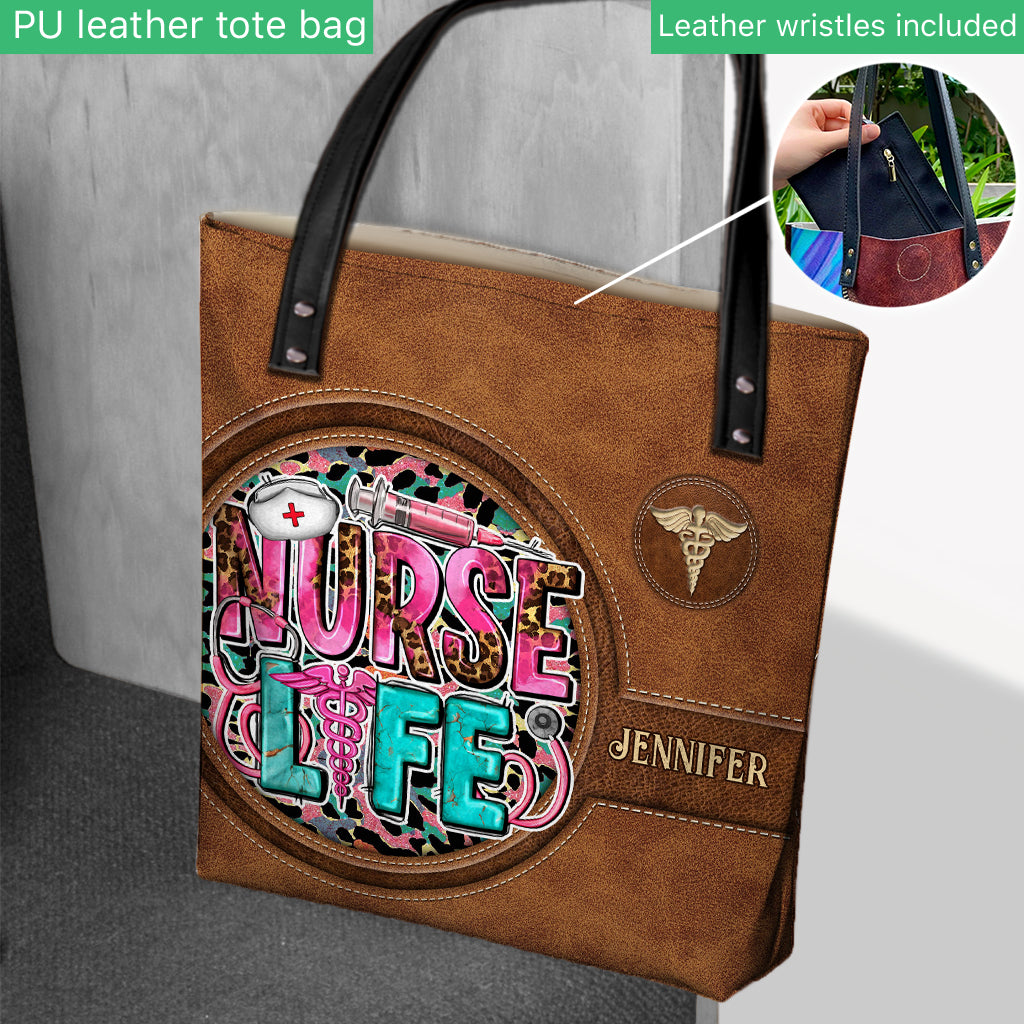 Nurse Life – Personalisierte Tragetasche für Krankenschwestern