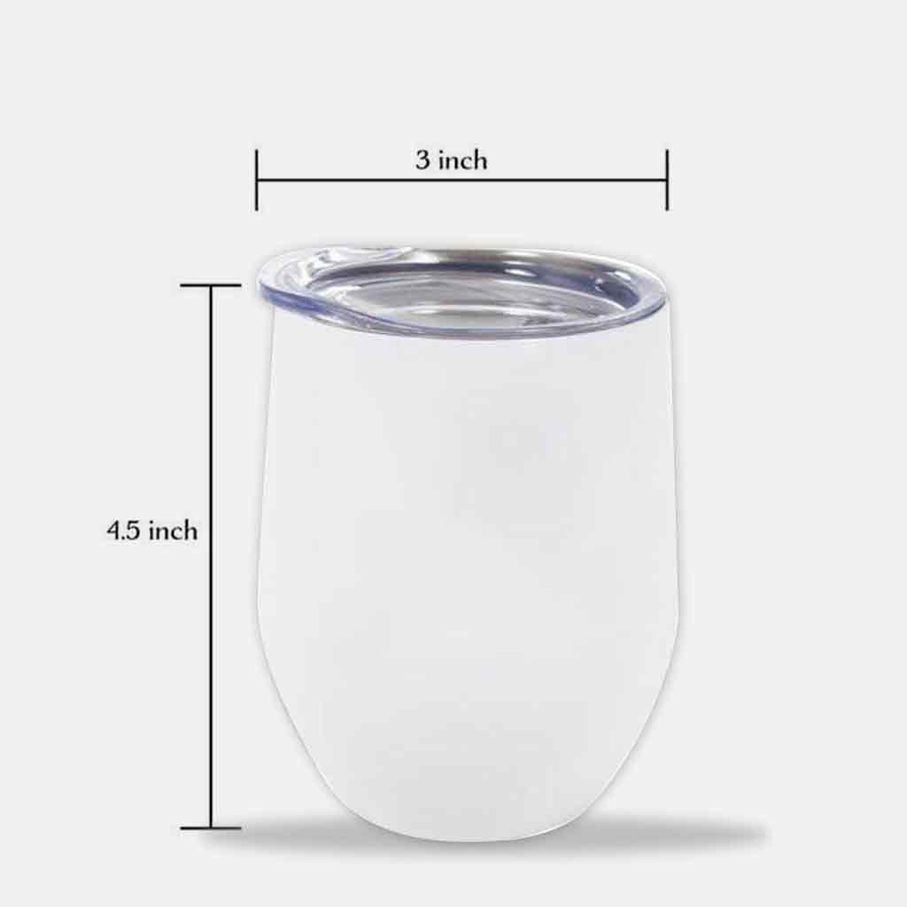 Cute Sea Turtle - Personalized Turtle Wine Tumbler