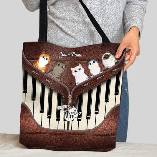 Zuhause ist, wo meine Katze ist – personalisierte Tragetasche