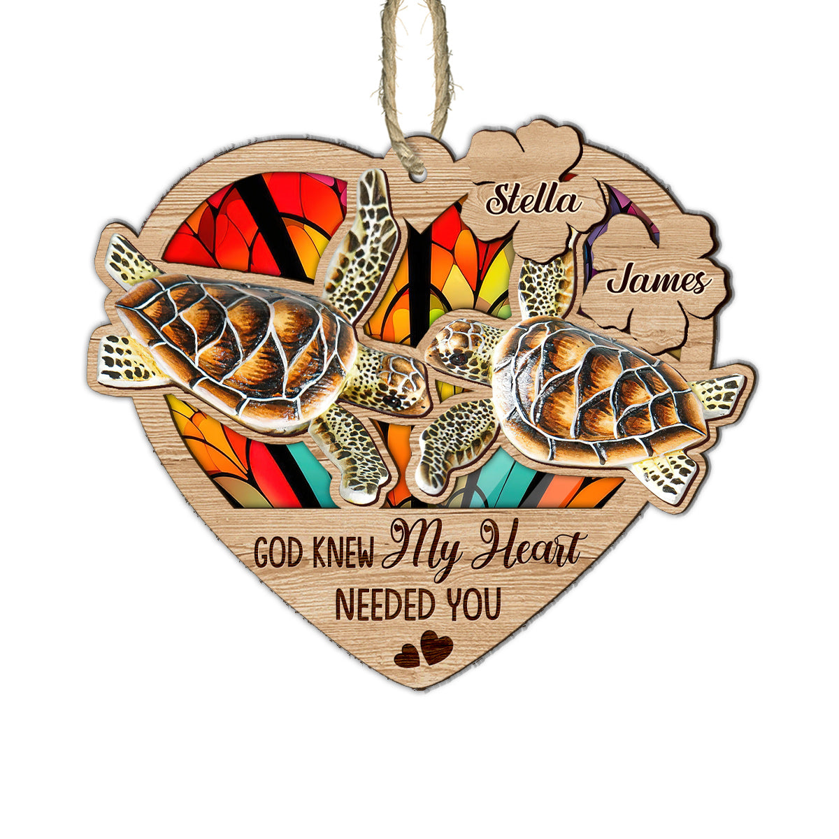 So viele im Meer – personalisierter Schildkröten-Sonnenfänger