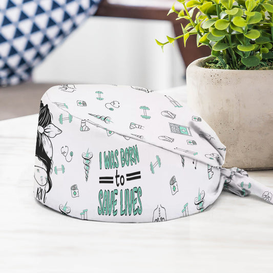 Save Lives - Personalized Nurse Scrub Cap