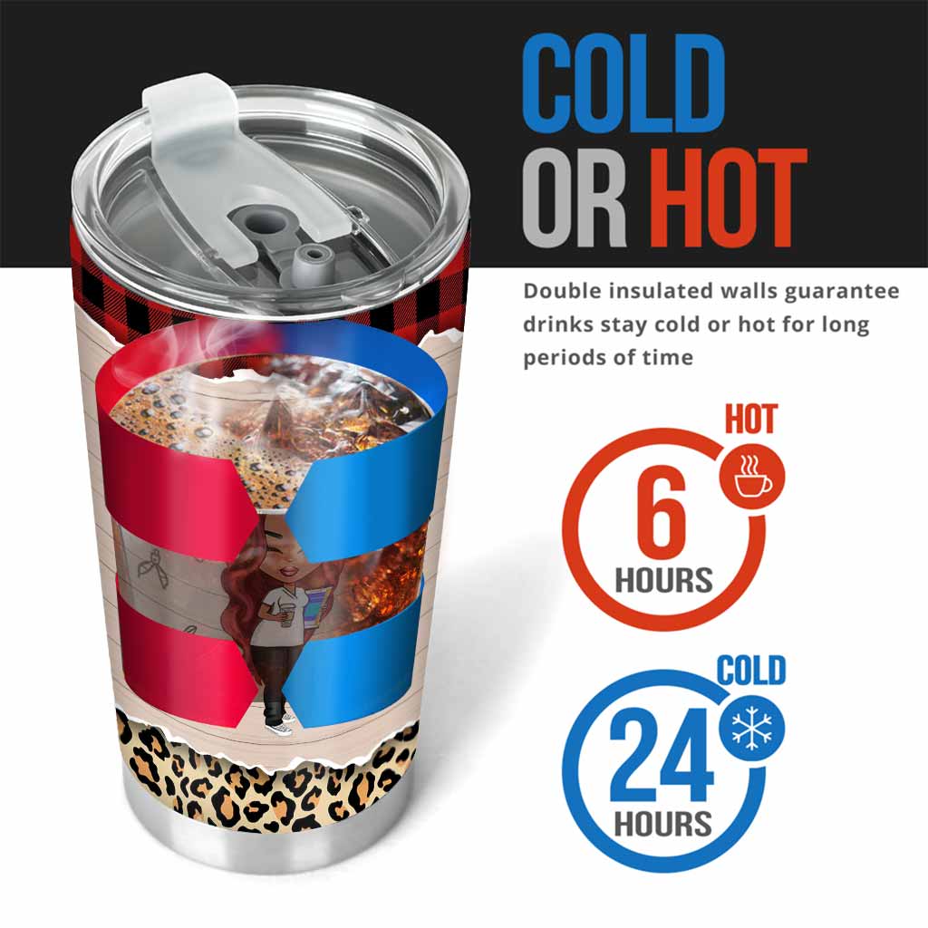 Lehrerin – Es braucht ein großes Herz – Personalisierter Trinkbecher