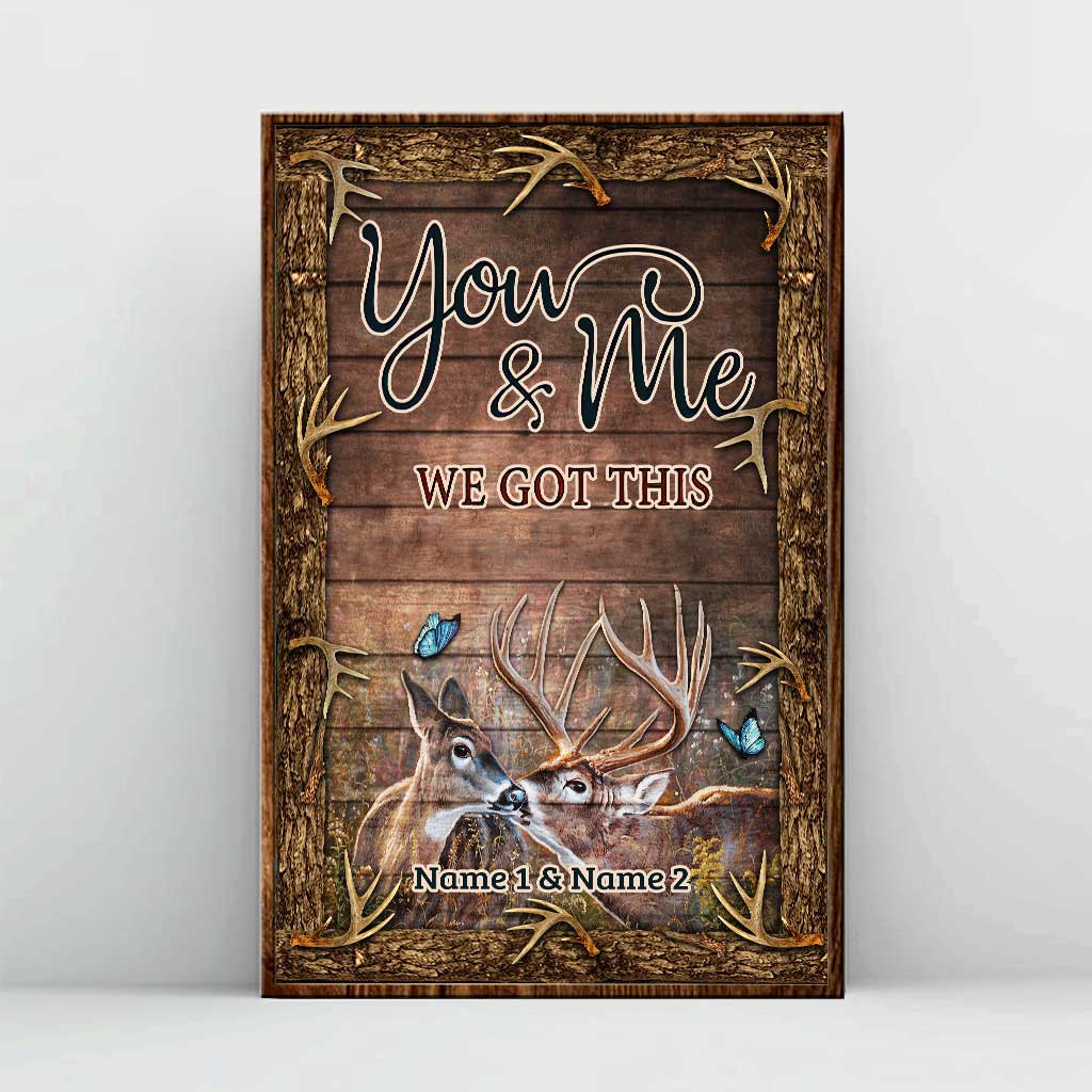 Ich liebe dich am meisten – Personalisiertes Jagdposter