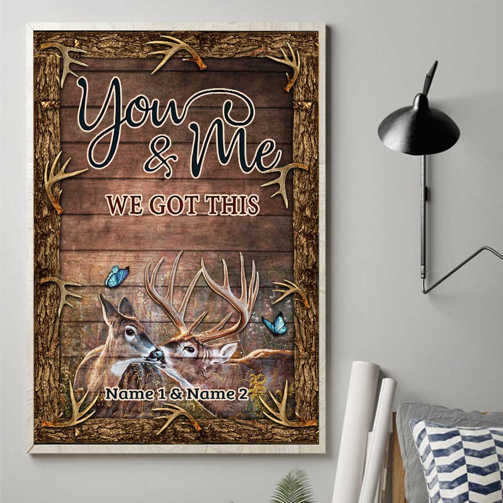 Ich liebe dich am meisten – Personalisiertes Jagdposter