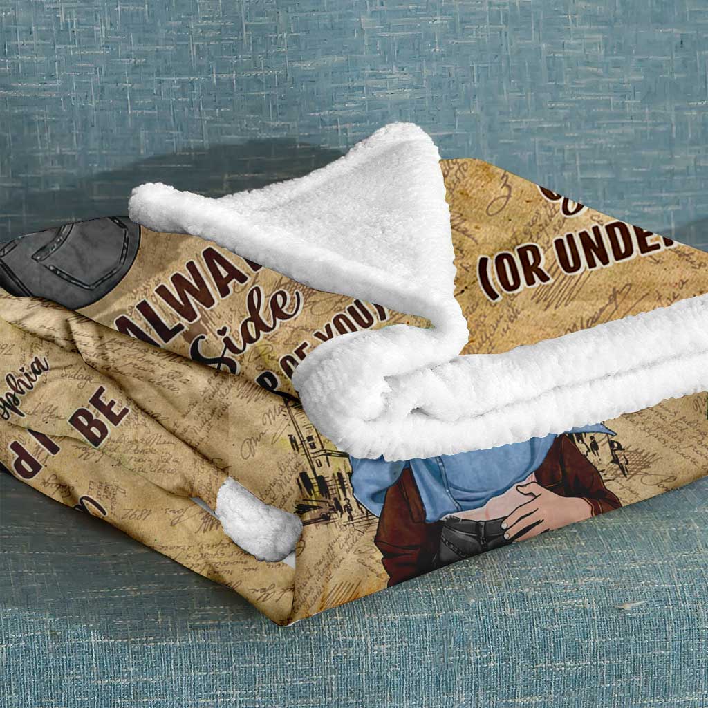 Ich verspreche, immer an deiner Seite zu sein – Personalisierte Pärchendecke