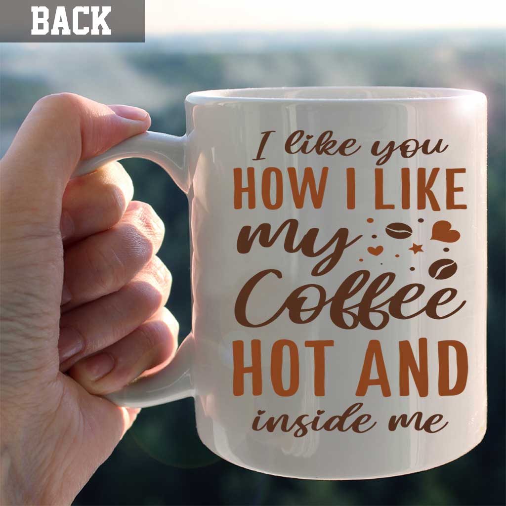 Du bist mein Mensch – Personalisierte Tasse für Paare