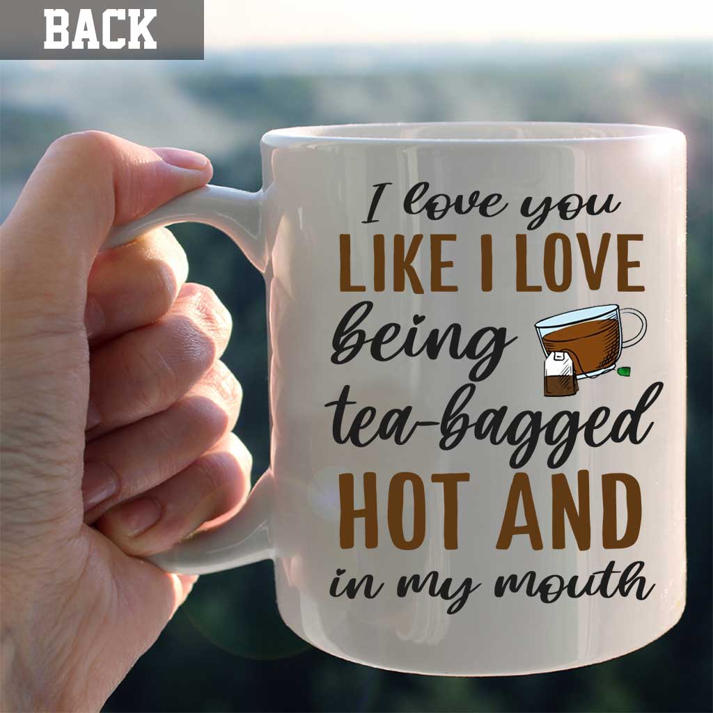 Du bist mein Mensch – Personalisierte Tasse für Paare