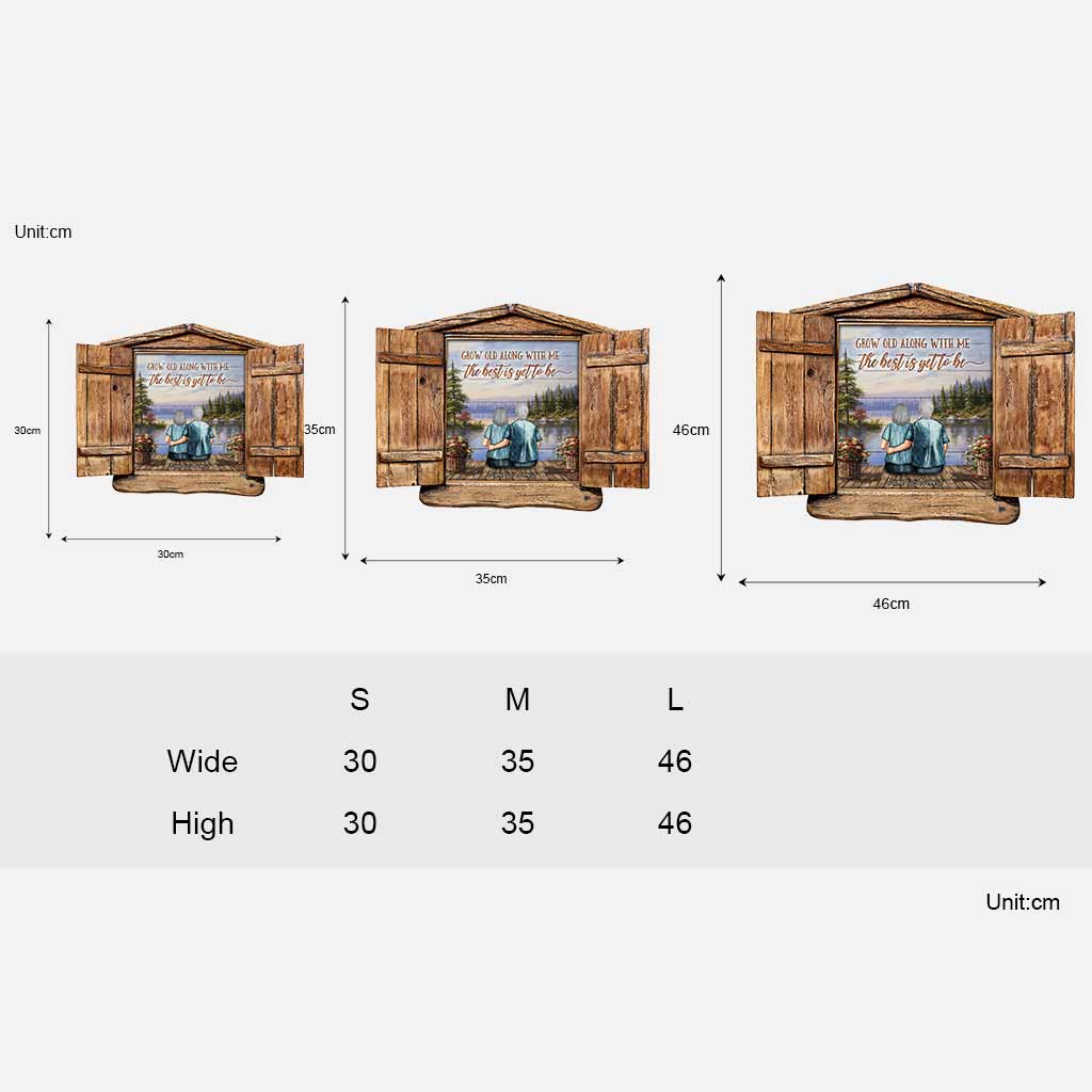 „Du und ich, wir schaffen das“ – personalisiertes Holzschild für Paare