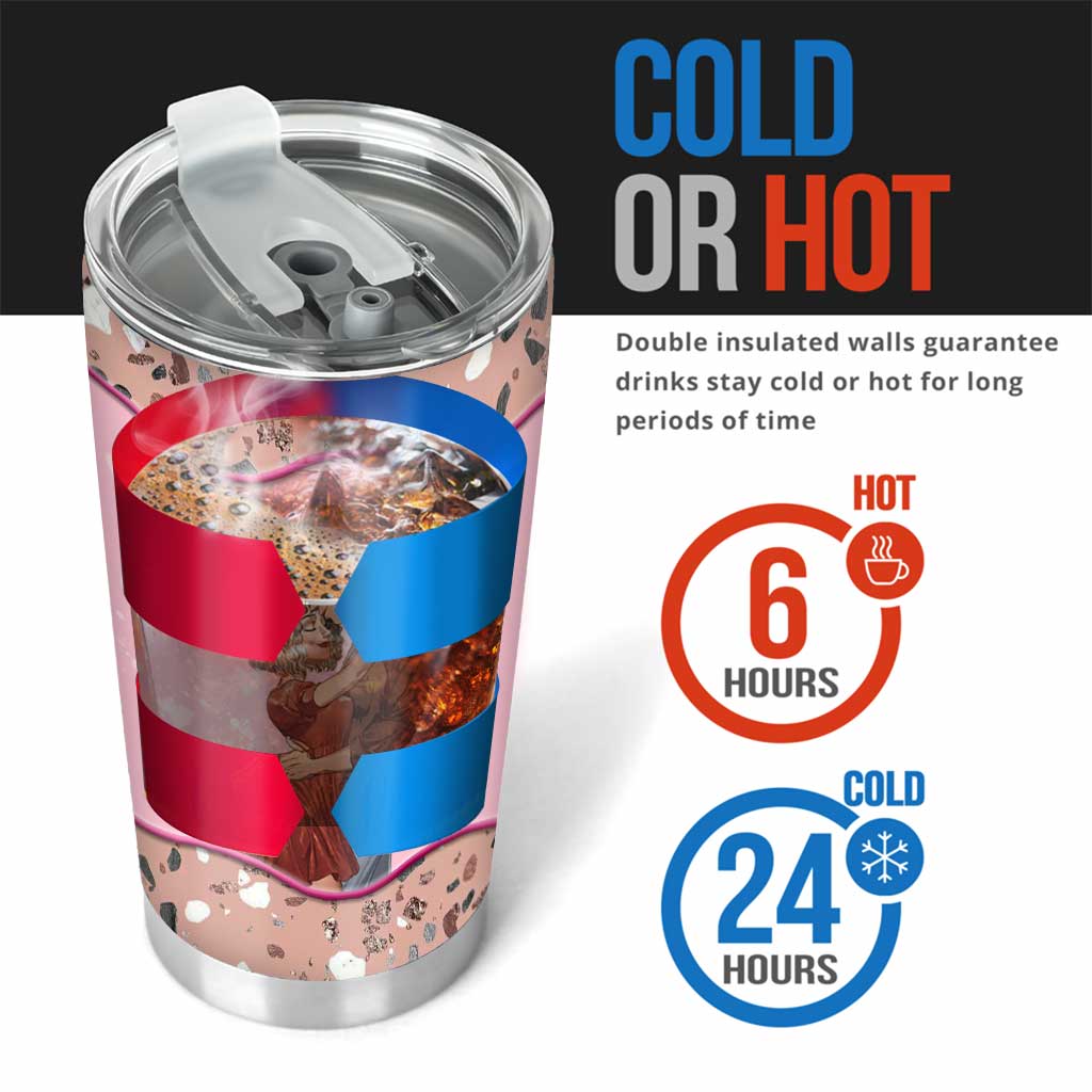 Boyfriend Girlfriend Nutrition Facts - Personalized Couple Tumbler