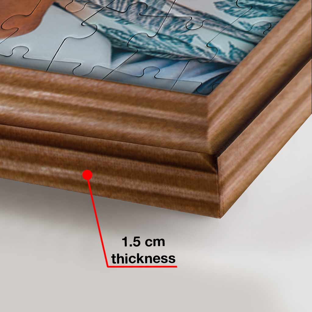 Du bist mein fehlendes Puzzleteil – personalisiertes Poster für Paare